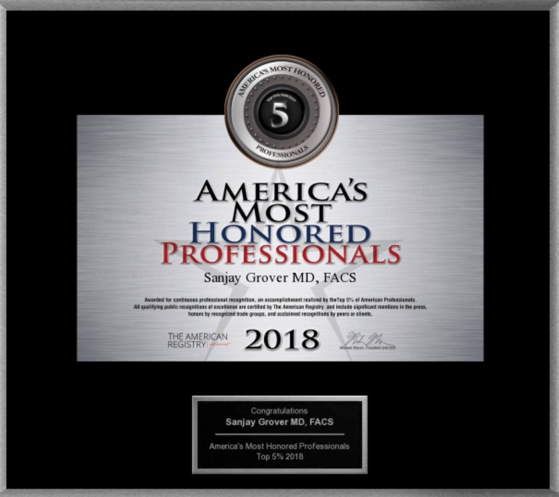 America's Most Honored Profressionals 2018