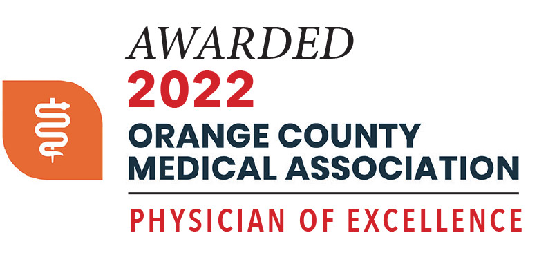 Awarded 2022 Orange County Medical Association Physician of Excellence